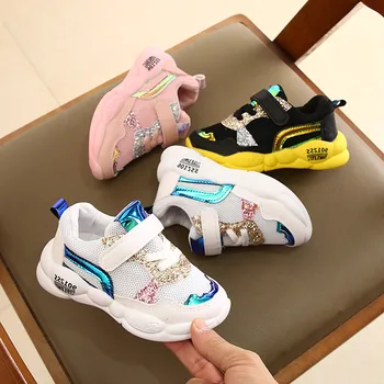 

Children Sports Shoes Autumn New Breathable Mesh Running Shoes Boys Girls Children Students Casual Shoes Fashion Baby Sneakers