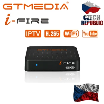 

New Style GTMedia Ifire IPTV Box Digital Set Top Box TV Decoder FULL HD 1080P (H.265) Built-in WIFI module iptv support Spain DE