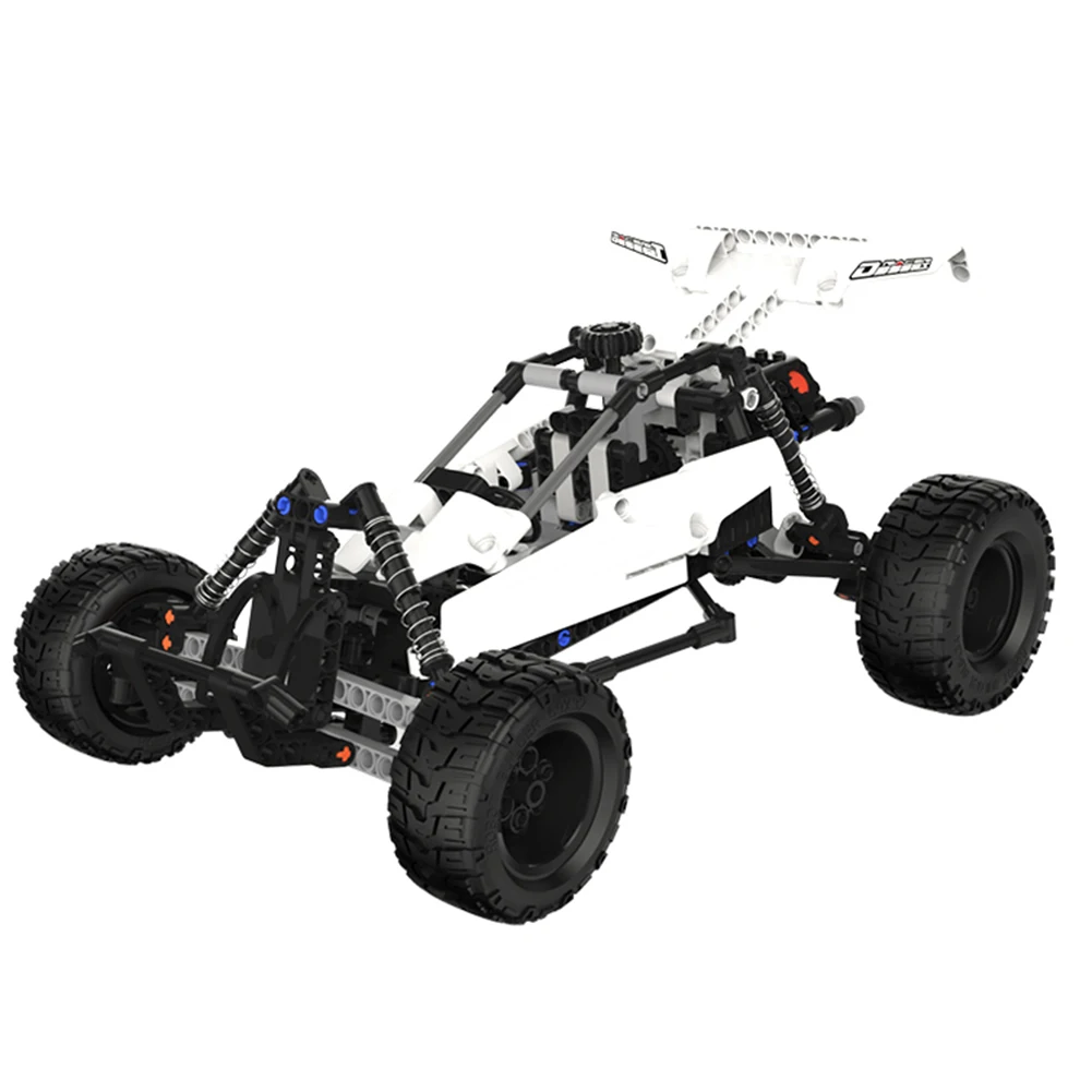 

490pcs Desert Racing Car Building Blocks Set Hand-eye Coordination Hand Flexibility DIY Toys Smart Linkage System Toys