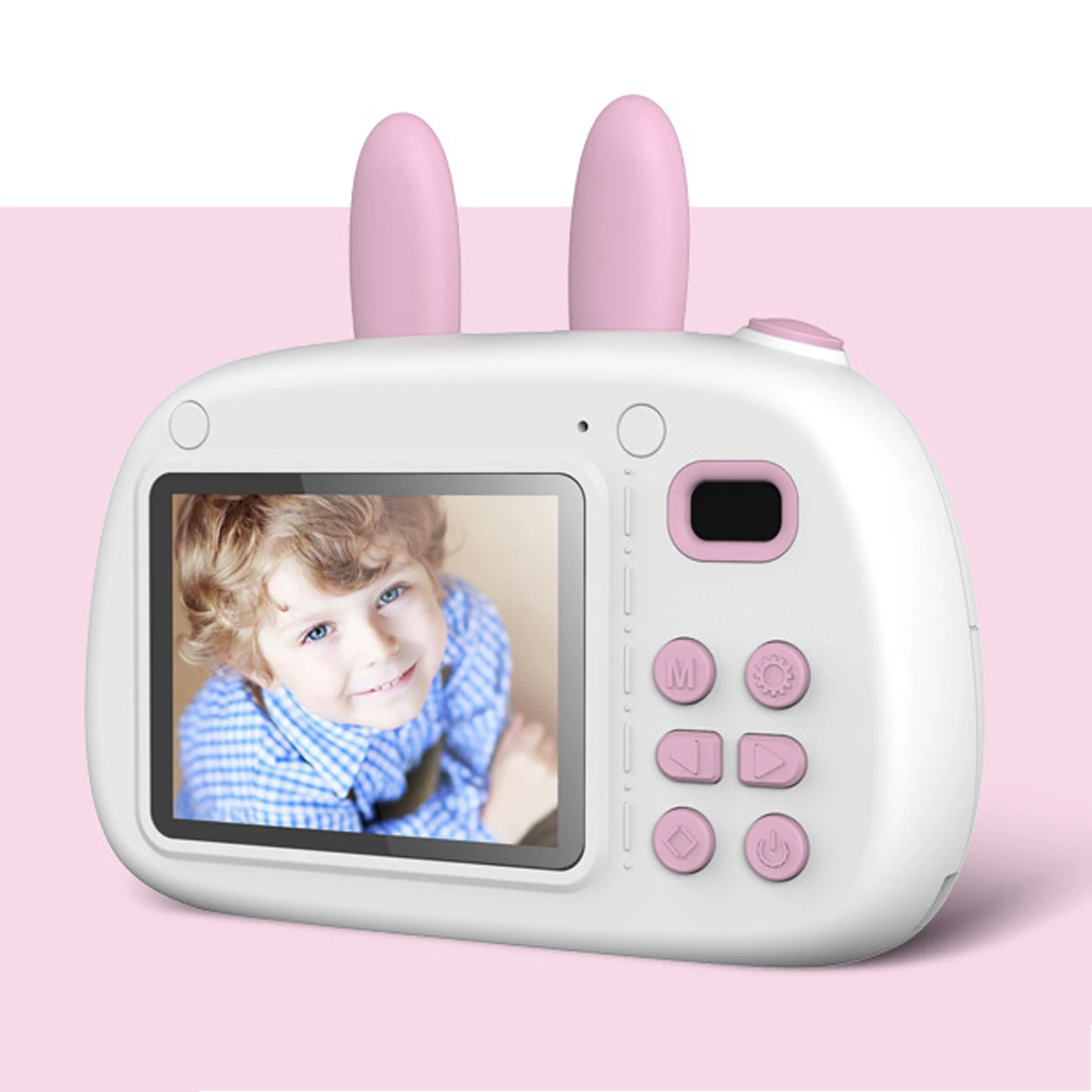 Gosear, милый мультяшный кролик, 1800 Вт, HD цифровая камера, видеокамера, фото, видео игра, игрушка с 16G картой памяти для детей, Детский подарок
