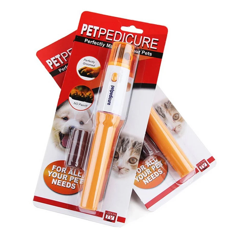 Electric Pet Nail Clipper Cat Painless Dog Nail Grinding File Kit Dogs Paw Nails Trimmer Pet Grinder Grooming Pedicure Tool