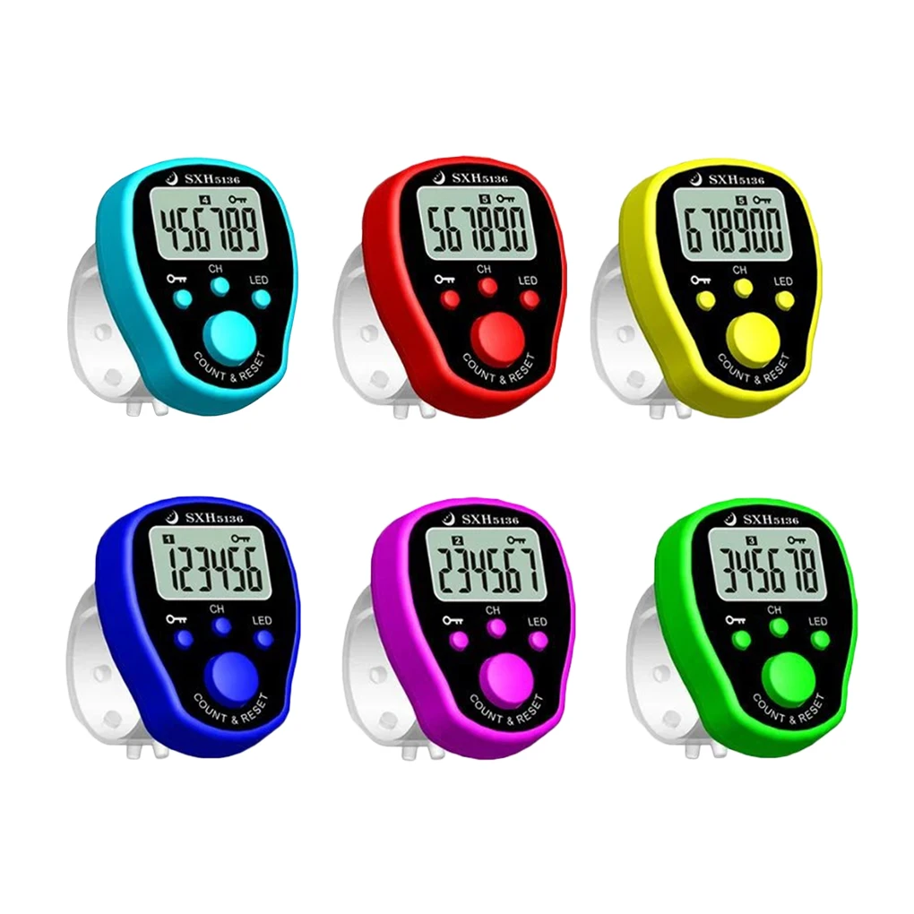 

new Mini Stitch Marker Row Counter LCD Electronic Digital Tally Counter Sewing Knitting Weave Tool