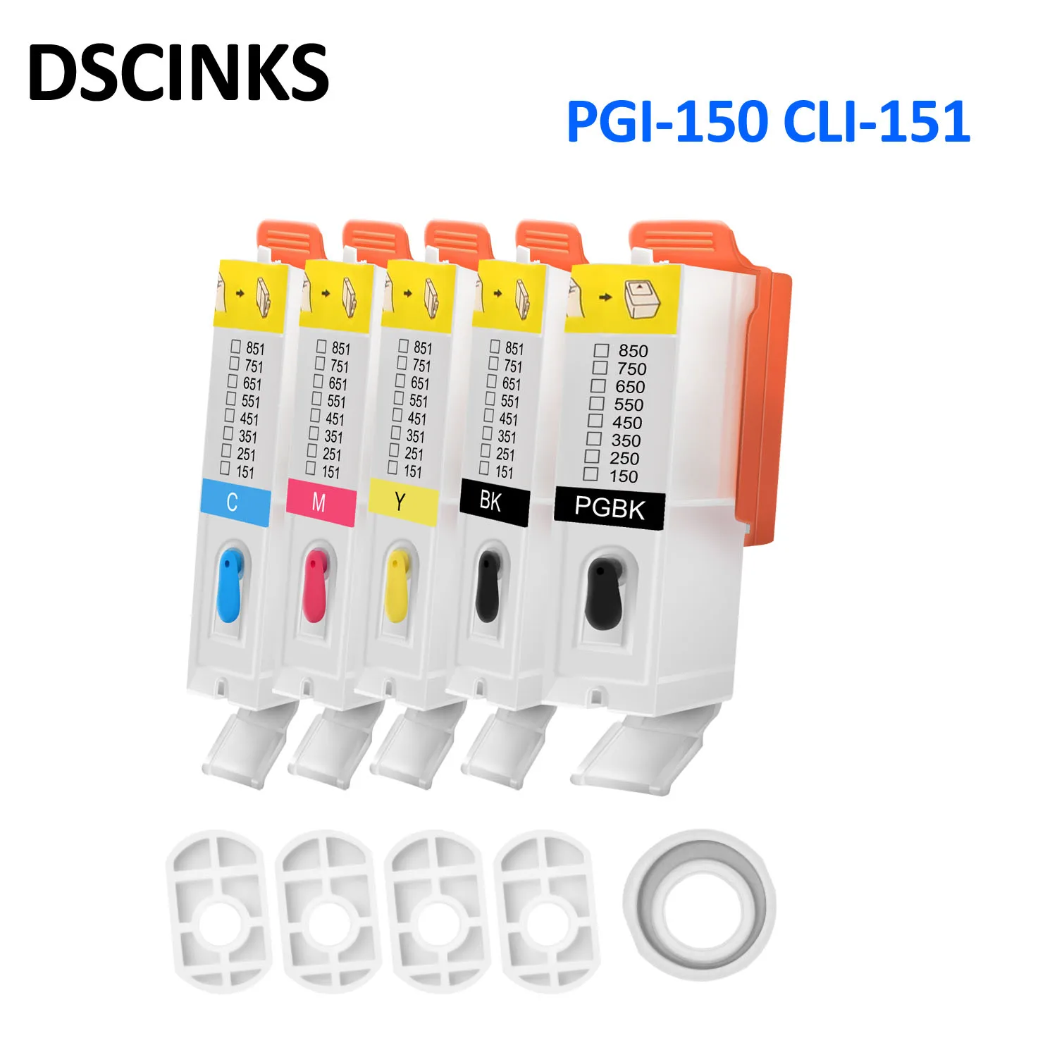 Чернильный картридж для Canon PIXMA MG5410 MG5510 MG5610 MG6410 MG6610 IP7210 MX721 IX6810 PGI 150 CLI 151 |