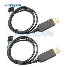 6Pin FTDI FT232RL FT232 USB к ttl RS232 последовательный провод адаптер модуль 1 м кабель для загрузки для Arduino AVR ARM Raspberry Pi