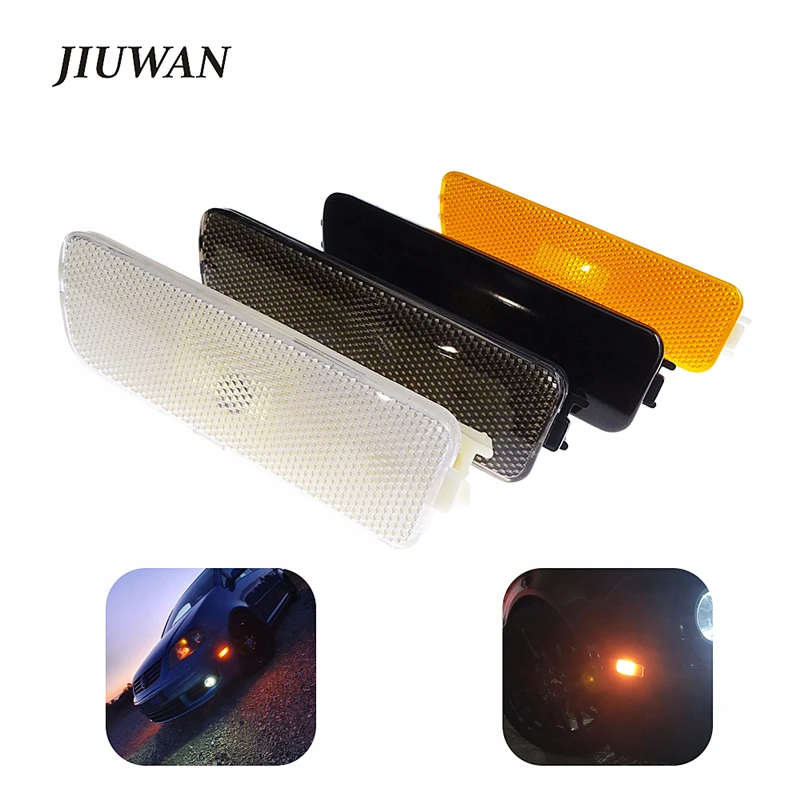 2 Pcs Front Side Marker Lights Turn Signal Lamp Indicators For