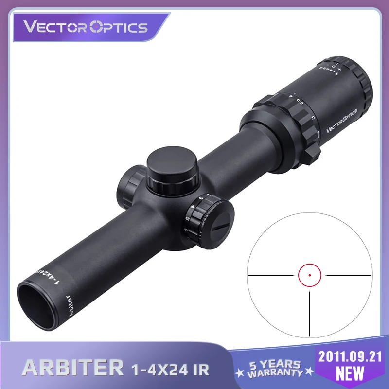 Vector Optics арбитр 1 4x24 охотничий оптический прицел с длинным глазом подсветкой