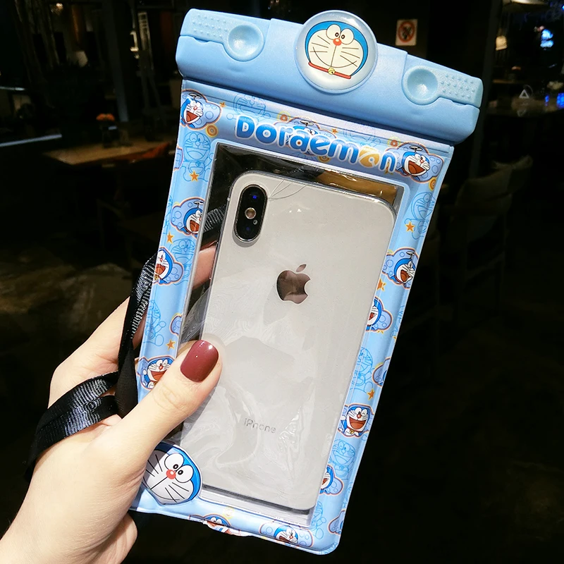 Universal Waterproof Case For iPhone X XS MAX 8 7 6 Plus Samsung Xiaomi Mobile Pouch Bag Cartoon Swimming Water proof Phone Case