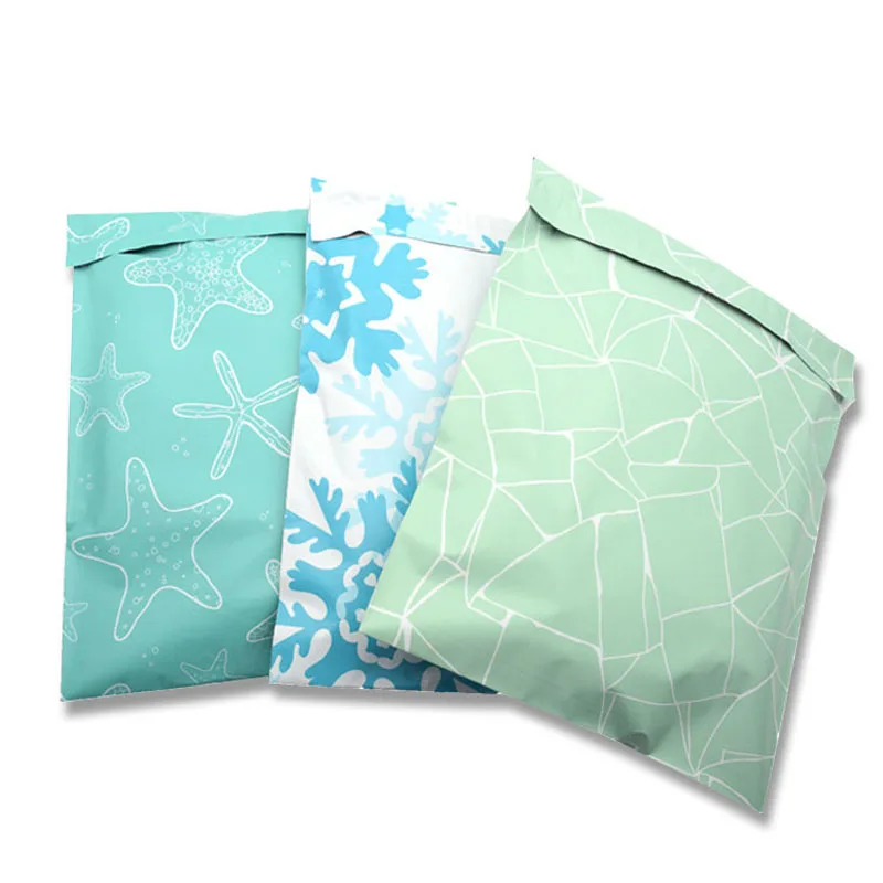 Closeout Mail-Bags Envelope Poly-Mailers Self-Seal Postal Plastic 10pcs 26x33cm Color NyoXGAjVw