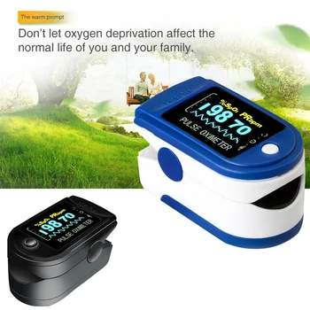 

Portable Finger Oximeter Fingertip PulseOximeter Medical Equipment With OLED two-color Display Heart Rate Spo2 PR Pulse Oximeter