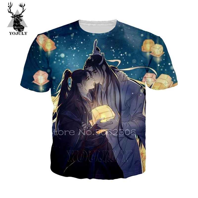 3 Mo dao zu shi футболка off white wei wu xian футболка мужские 3D футболки косплей lil открытый o-образный вырез Топы уличная странные вещи 367 - Цвет: 3
