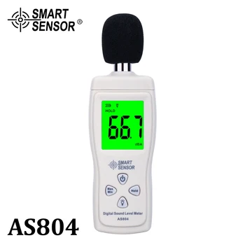 

Digital sound level meter Measure 30-130dB Noise dB Decibel meter Monitoring Testers Metro Diagnostic-tool Smart Sensor AS804