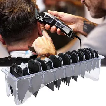 

Hair Comb 10pcs Limit Comb Haircut Positioning Guide Comb Length Control Replacement Tool for Hair Clipper Hair Brush