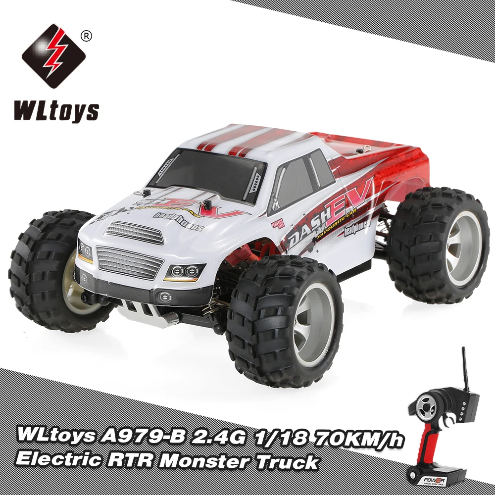 WLtoys A979-B 2,4G 1/18 RC автомобиль 4WD 70 км/ч высокоскоростной Электрический полный пропорциональный большой Педальная накладка RC Гусеничный RTR