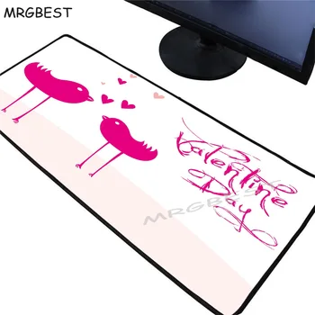 

MRGBEST Cartoon Love Bird Large Mouse Pad 90x40 / 80x30MM Animal Mousepad Selection for Game Office Tablet Mat Player Csgo