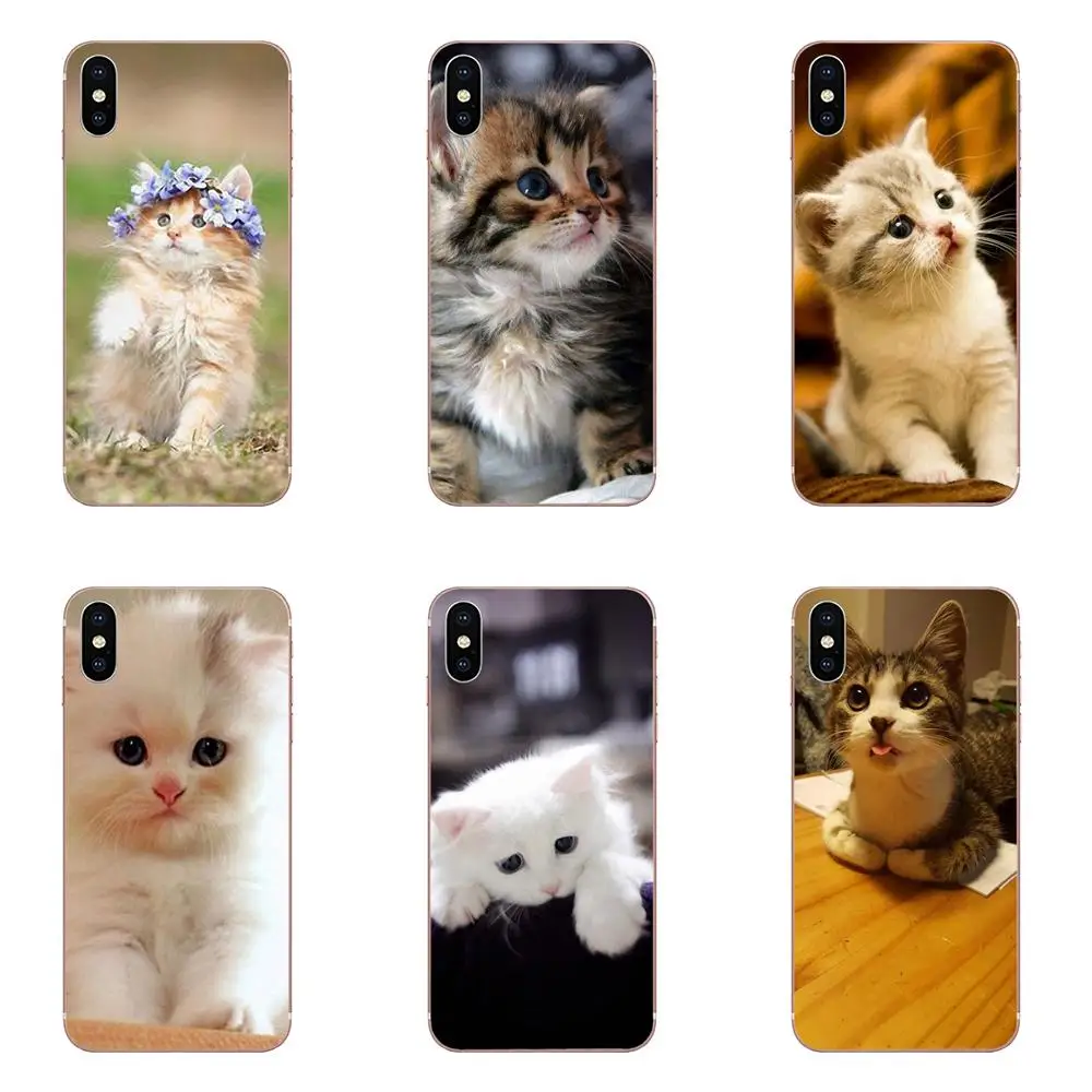 Маленький котенок милый Кот уникальный для Xiao mi 3 4 4C 4i 5 5s 5X6 6X8 SE Pro Lite A1 Max x 2 Note |