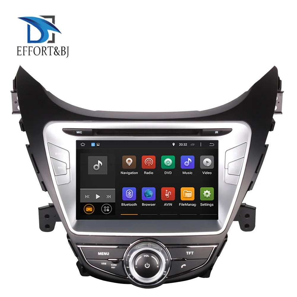 8'' Android 9.0 Octa Core WiFi Car DVD Player Radio Stereo GPS Navi Head unit For HYUNDAI ELANTRA/MD 2011-2013 GPS Navigation