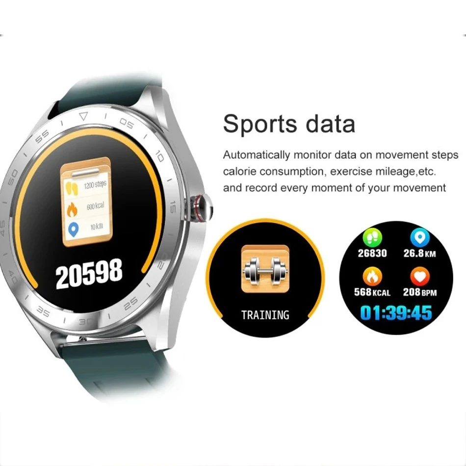 XANES Q30 силиконовый ремешок модные часы Smart Watch Для мужчин браслет Водонепроницаемый HR сна Смарт-часы обратного отсчета спортивные Фитнес браслет