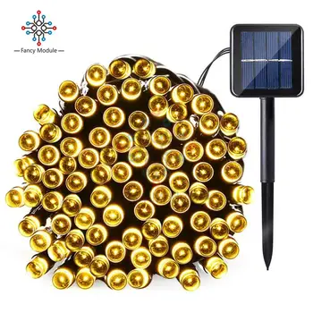

32M Solar String Lights Lamp Outdoor Waterproof Street Garland 300 LED Light Holiday Christmas Party Garden Home Decor Lamp