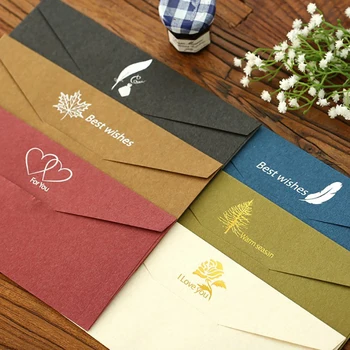 

5Pcs/lots Chic Vintage Elegant series DIY Multifunction Portable Envelope Set
