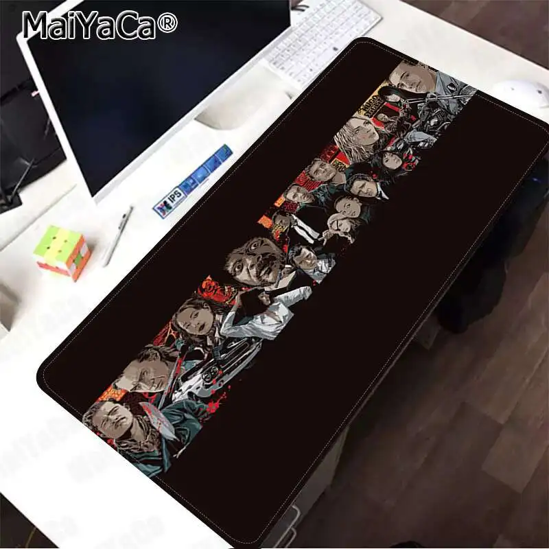 MaiYaCa винтажная классная целлюлозная фантастика уникальная настольная панель коврик для игровой мыши большой коврик для мыши клавиатуры коврик - Цвет: Lock Edge 30x80cm