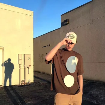 

Men T-shirt Kanye West Jesus Is King CPFM T Shirt Woman Cotton Loose Streetwear Tees Casual Harajuku Hip Hop Oversize Tshirts