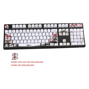 

Wangjiang Plum Blossom PBT Five sides Dye-subbed 108 Keys OEM Profile Keycap for Diy Mechanical Keyboard Keycaps