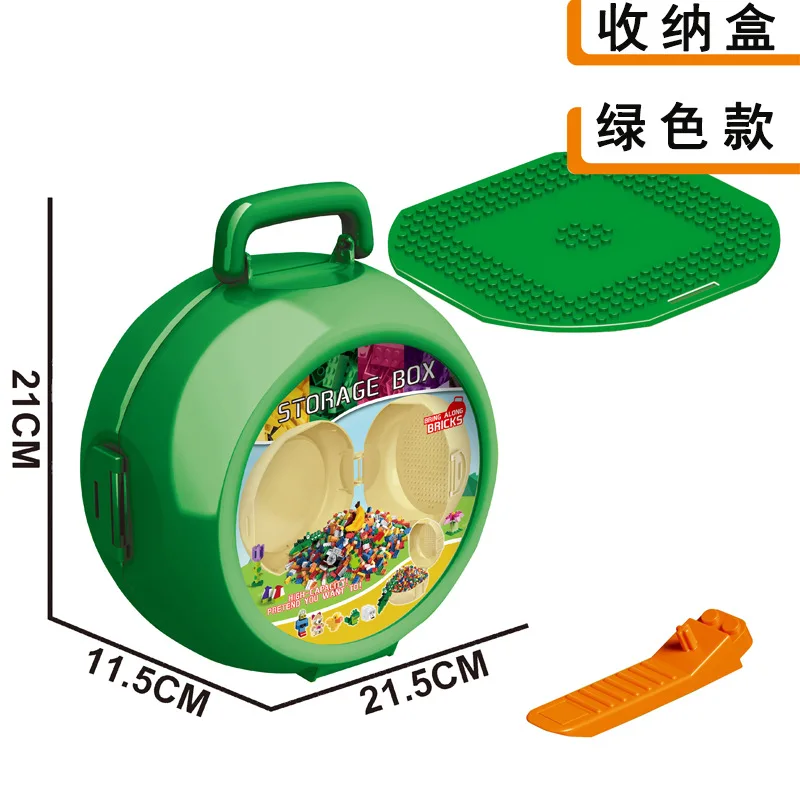

Spot Beaver Model Building Blocks Granule Storage Box Military Battle Platform Toolbox Parts Box Plastic Storage Box