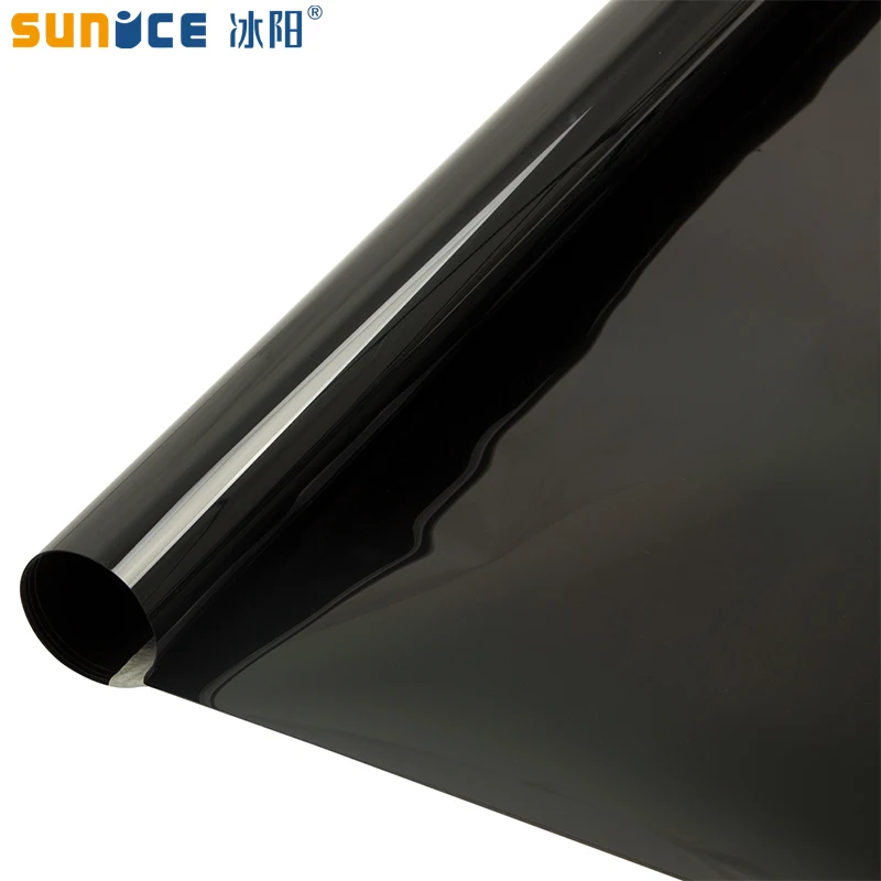 

Sunice 100cmx6m 4mil/0.1mm 15%VLT Black Window Film Auto House Commercial UV Insulation Window glass Tint Film Car Accesorios