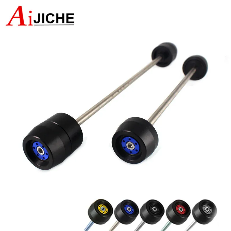 

For SUZUKI GSX-S1000 GSXS1000 GSXS 1000 2015 2016 Motorcycle Accessories Front & Rear Axle Fork Crash Sliders Wheel Protector