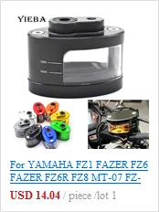 Аксессуары для мотоциклов ЧПУ руль ручной ручки ручка Запчасти для YAMAHA FZ1 FAZER 2007 2006 2008 2009 2010 2011 2012-ON