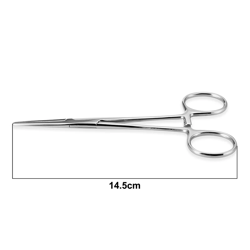 Piercing Kit, Body Piercing Pliers Tool Ear Lip Navel Nose Tongue Septum  Sponge Forceps Clamp Veterinary(1pc, Silver)