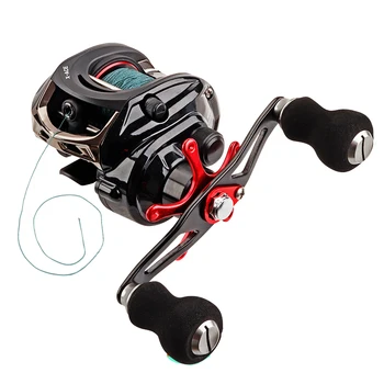 

Baitcasting Fishing Reel Equipped PE 4 Strands line 8Kg Braking Power 14+1BBs Quality Light Wheels Carp Lure fishing