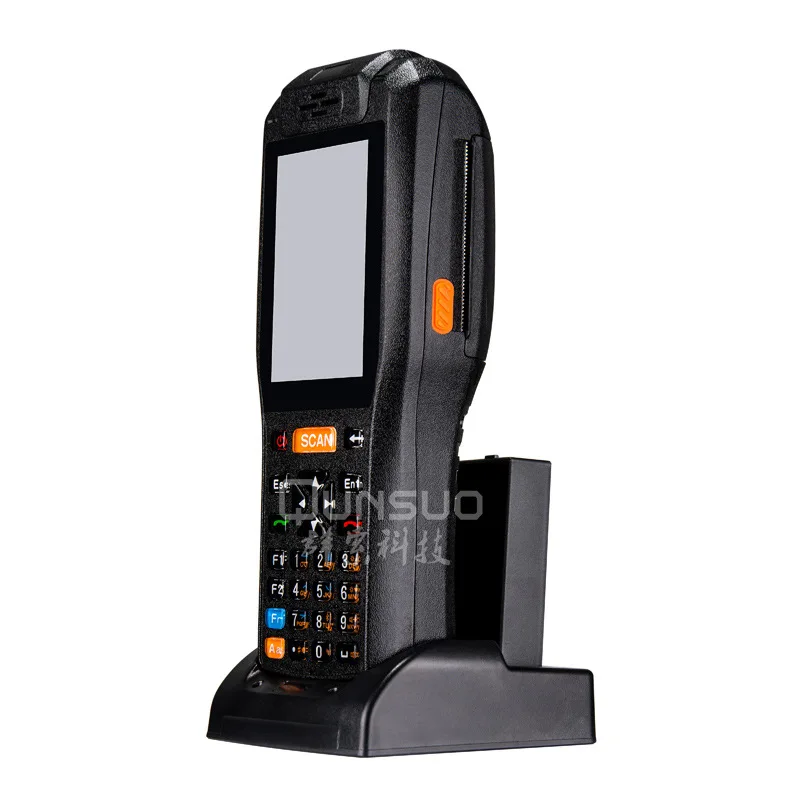 

Currently Available 4-Inch with Print Hand-Held PDA Rookie Translation Station Scanner Barcode Android Terminal Code Scanning Ma