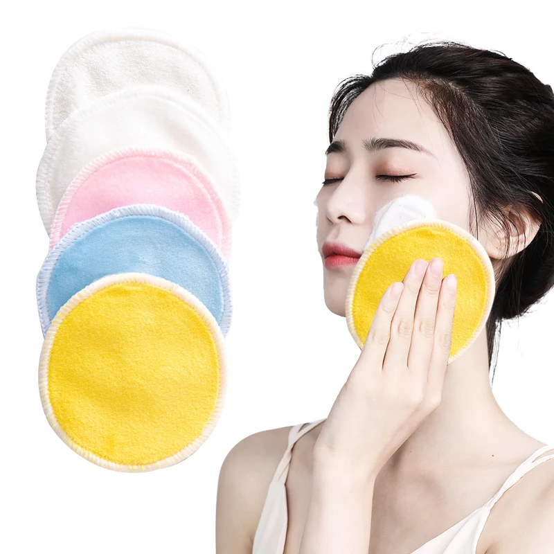 10pcs Makeup Remover Pads Microfiber Reusable Face Towel Makeup Wipes
