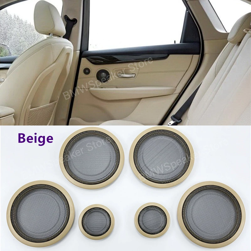For BMW F30 F31 F32 F33 F34 F48 F36 F45 F46 3GT 3 Series Car Front Rear Door Speaker Covers Mid High Range Audio Horns Case Trim door speaker covers