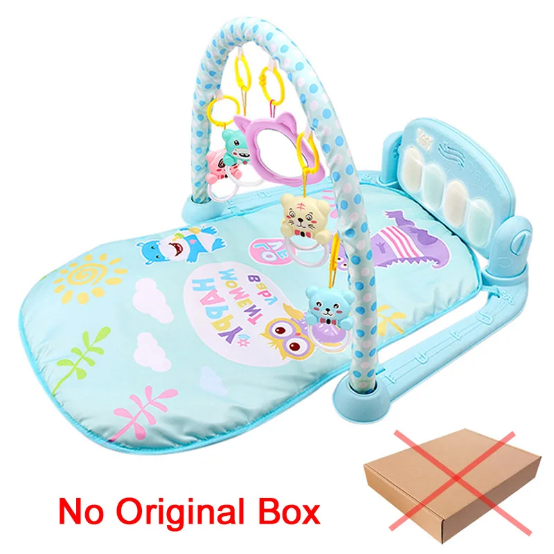 1PCS No original box Детский игровой коврик Детские развивающие игры коврик пазл ковер с клавиатурой пианино и милым животным ковриком детский ползающий коврик развивающие игрушки - Цвет: 1PCS No original box