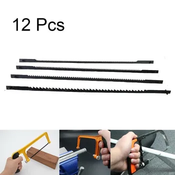 

Scroll Saw Blade Set 12Pcs/Set Pinned Scroll Saw Blades Woodworking Power Tools Accessories 127mm