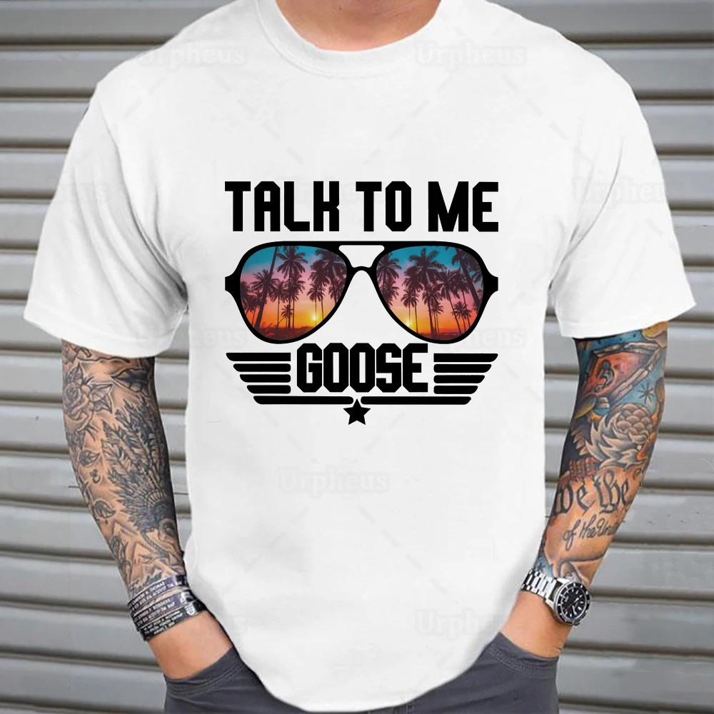

Talk To Me Goose T Shirt Goose Shirt Hot Movie Inspired Hip Hop 100% Cotton Summer Top Tees