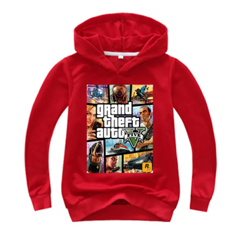 Костюмы, одежда толстовки, детские толстовки для подростков Лидер продаж, Gta 5, толстовки уличная борьба с Gta 5, верхняя одежда для мальчиков