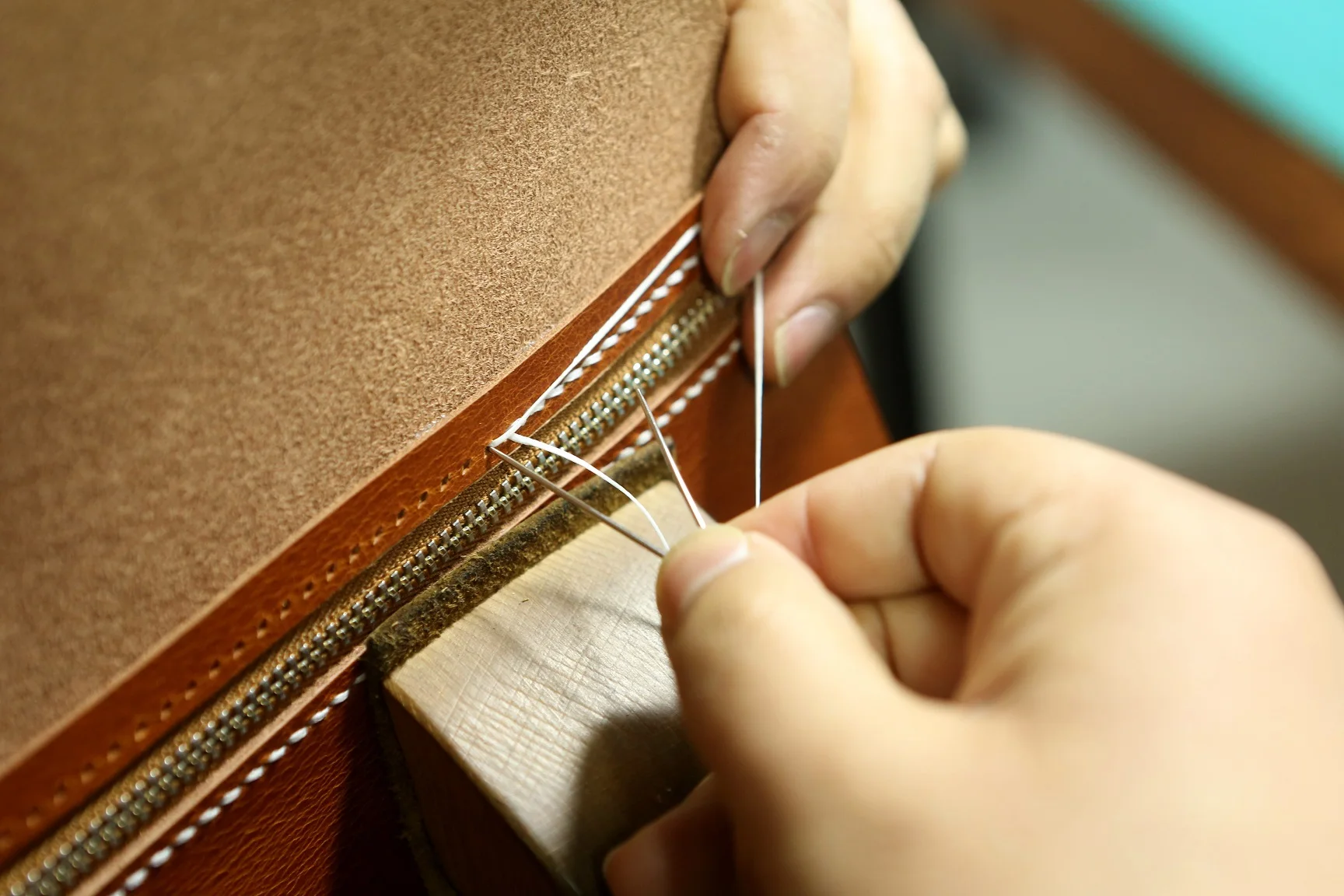 Slim Leather Crossbody Bag