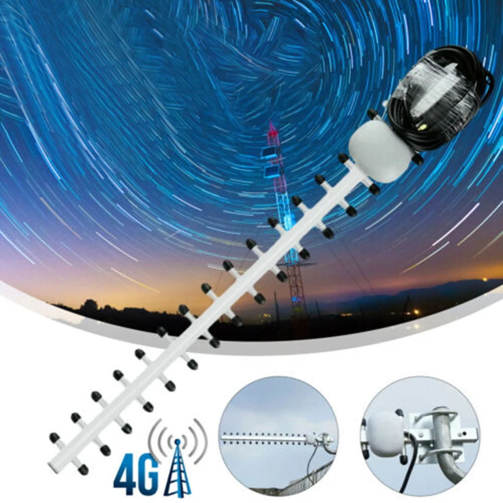 4G 25dBi Мужские аксессуары кабельный модем сетевые компоненты Yagi антенна направленная беспроводная wifi усилитель сигнала для маршрутизатора