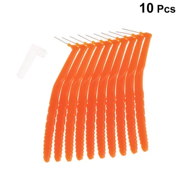 

10PCS 0.8MM Portable Sanitary L-Shaped Interdental Cleaners for Men Women Kids