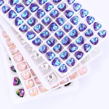 

Mocha Fluorescence Rhinestones Glue on Rhinestones Loose Crystals Pointback Fancy Stones For Clothes Jewelry Garments