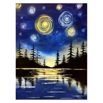 

Diamond Space Universe planet Scenery Diamond Painting Cross Stitch full Rh