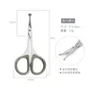 Eyebrow Scissors Stainless Steel Nail Tool Sharp Tip Multifunctional Nose Facial Hair Trimmer Makeup Beauty Tools 6