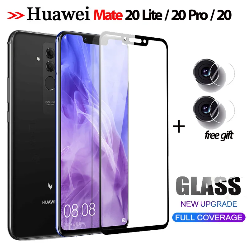 2 в 1 3D закаленное стекло хуавей mate 20 лайт мате про на Huawei Mate Lite Pro Экран протектор