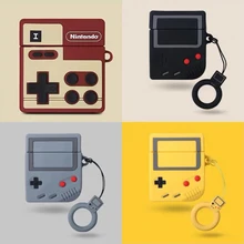 Мультфильм ретро камера беспроводной Bluetooth наушники чехол для Airpods 2 1 милый 3D xbox игровая консоль gameboy силиконовый чехол для наушников