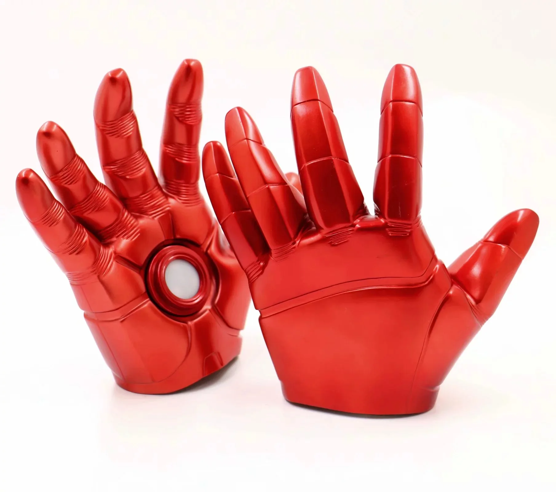 Marvel Мстители Железный человек светодиодный игрушечные перчатки фигурки Железный человек погремушки ПВХ коллекционные куклы для взрослых детей Подарки