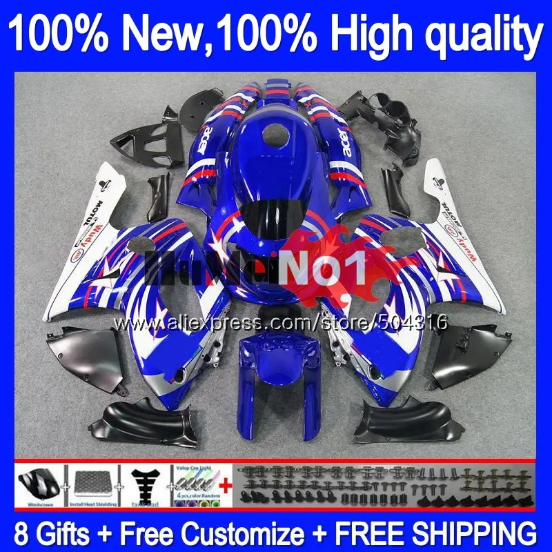 YZF 600R для YAMAHA YZF600R Thundercat 2002 2003 2004 05 06 07 39MC. 101 белого и синего цвета YZF-600R 96 02 03 04 2005 2006 2007 обтекатели - Цвет: No. 1
