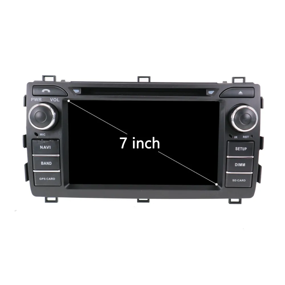 Android 9,0 4+ 64GB Автомобильный dvd-плеер gps навигация для Toyota Auris 2013 авто радио головное устройство Satnav мультимедиа recoder